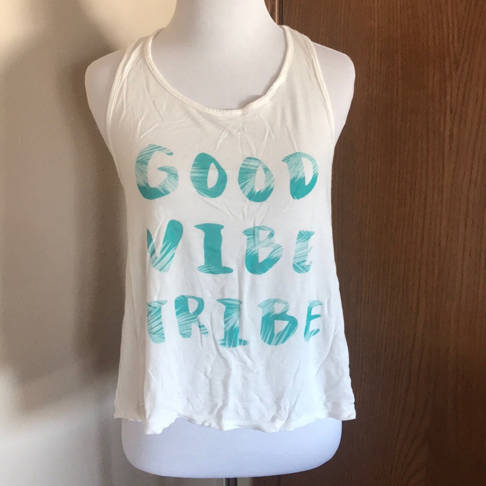“Good Vibe Tribe” Tank Size XS